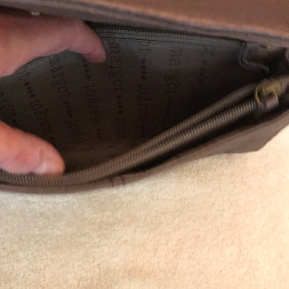 Margot Brown Genuine Leather Crossbody Bag - Picture 9 of 16
